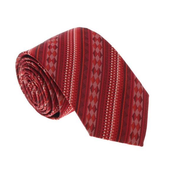 Missoni Other - Missoni U5053 Red Graphic 100% Silk Tie